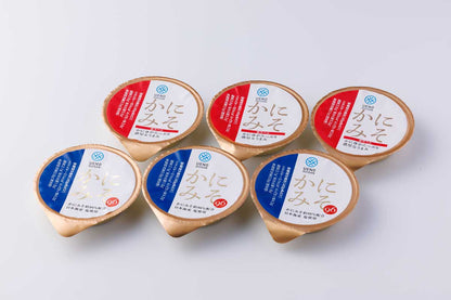 かにみそ特選2種の詰め合わせ　　　  6個入