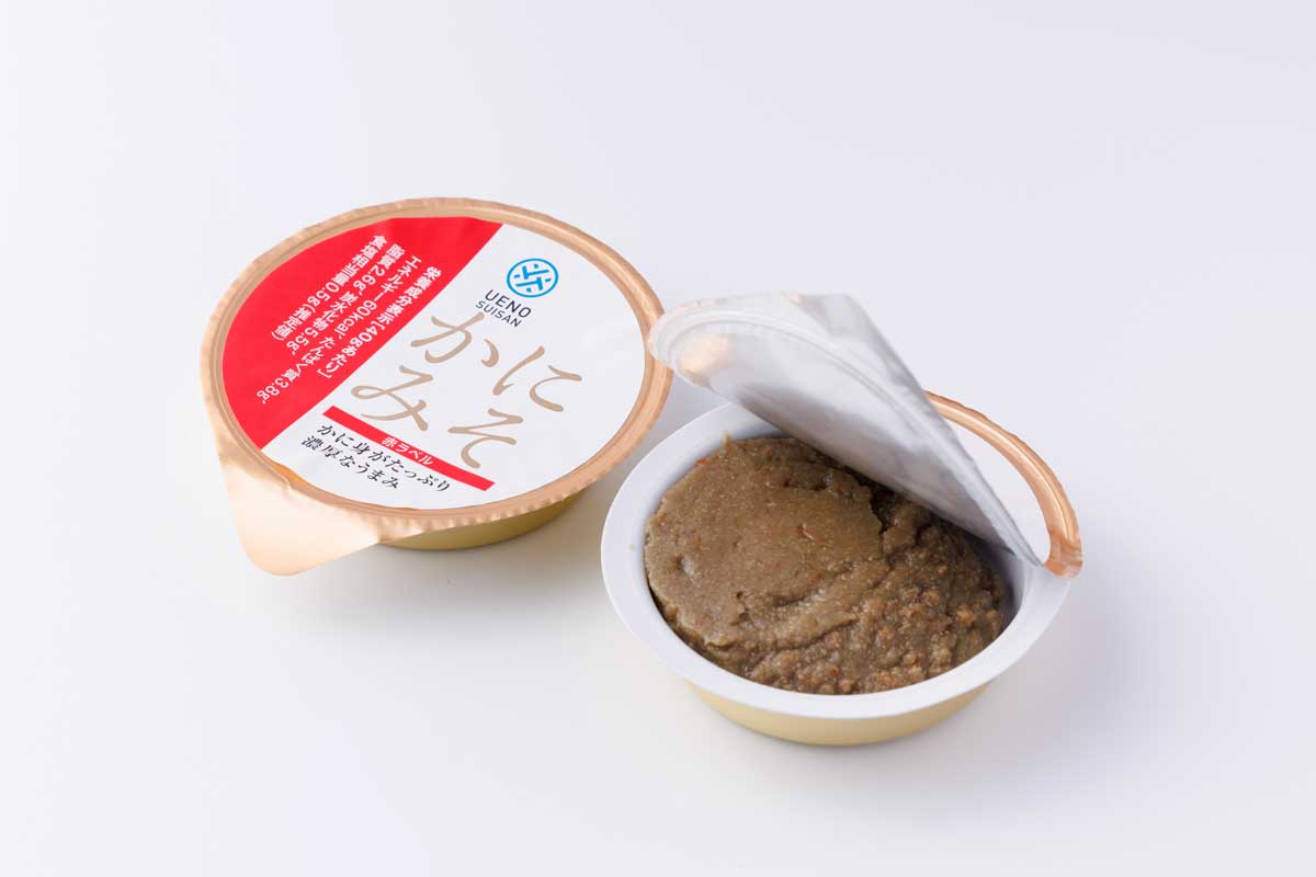 かにみそ赤(アカ)ラベル 40g – 上野水産公式オンラインショップ