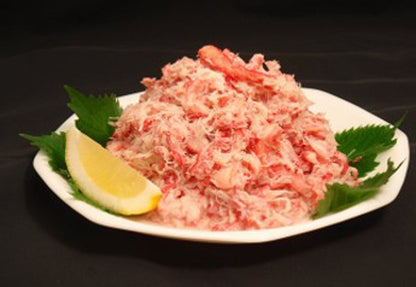 FLASH FREEZING　　　　　　　　　蒸し紅ずわいがに棒肉くずれ